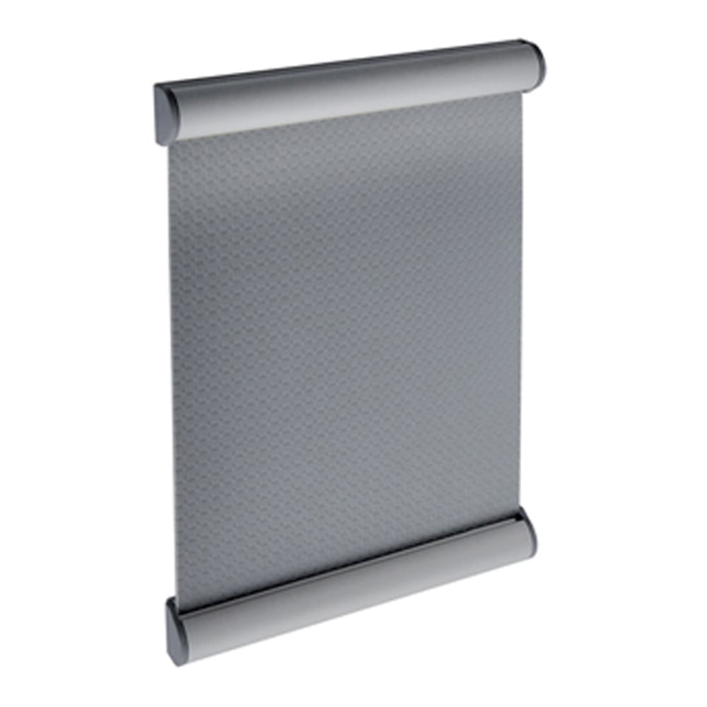 Azar Displays Vertical Door Sign Metal Snap Frames, 6inH x 4inW x 1/2inD, Silver, Pack Of 10 Frames MPN:300194