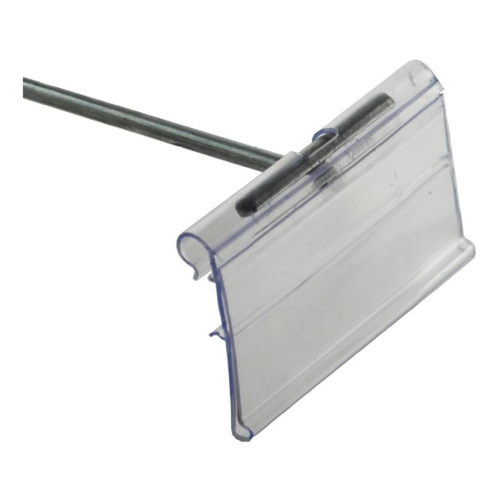 Azar Displays Flip Scan Paper Label Holders, 1-1/4in x 2in, Clear, Pack Of 50 Label Holders MPN:700840