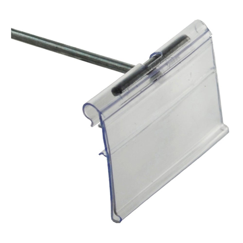 Azar Displays Flip Scan Paper Label Holders, 1-1/2in x 2in, Clear, Pack Of 50 Label Holders MPN:700842