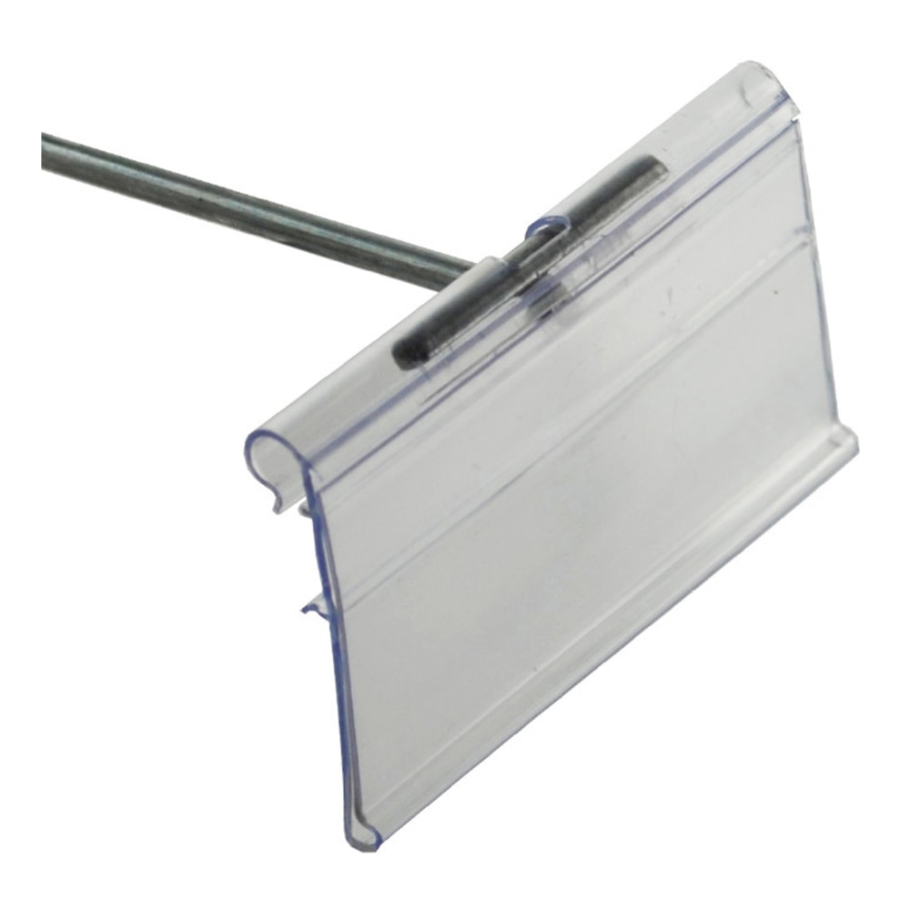 Azar Displays Flip Scan Paper Label Holders, 1-1/2in x 3in, Clear, Pack Of 50 Label Holders MPN:700843