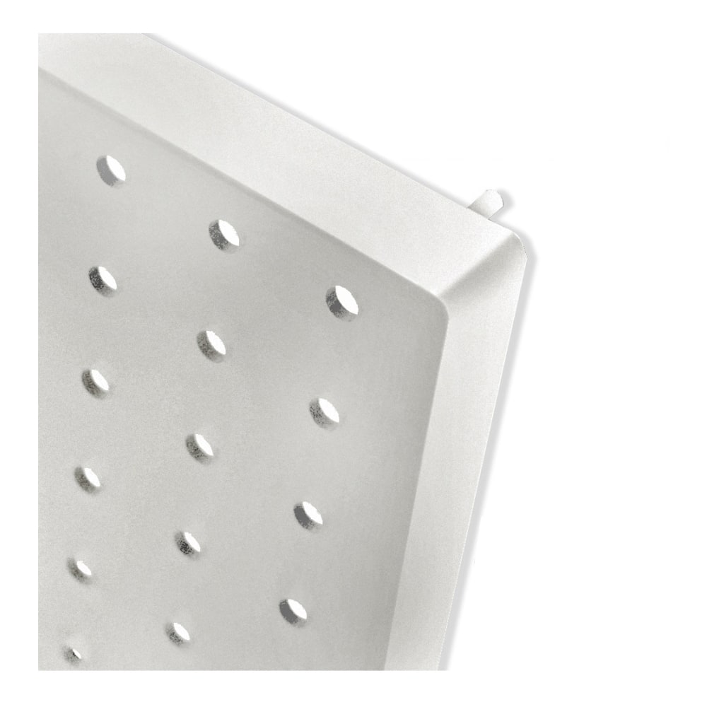 Azar Displays Pegboard Wall Panels, 20-5/8inH x 8inW x 7/8inD, White, Pack Of 2 Panels MPN:770820-WHT