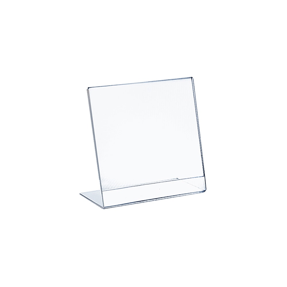 Azar Displays Acrylic L-Shaped Sign Holders, 10in x 8in, Clear, Pack Of 10 MPN:112718