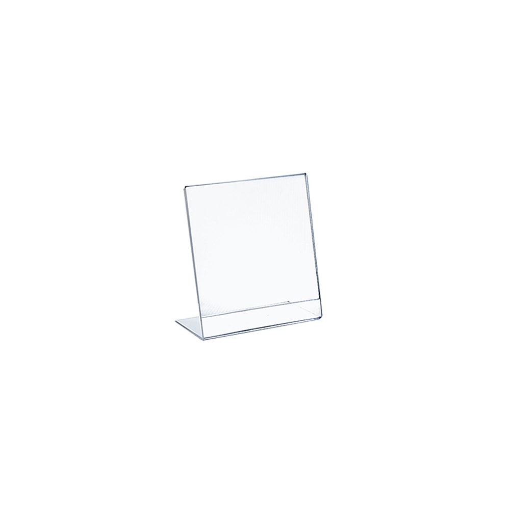 Azar Displays Acrylic L-Shaped Sign Holders, 7in x 5in, Clear, Pack Of 10 MPN:112722