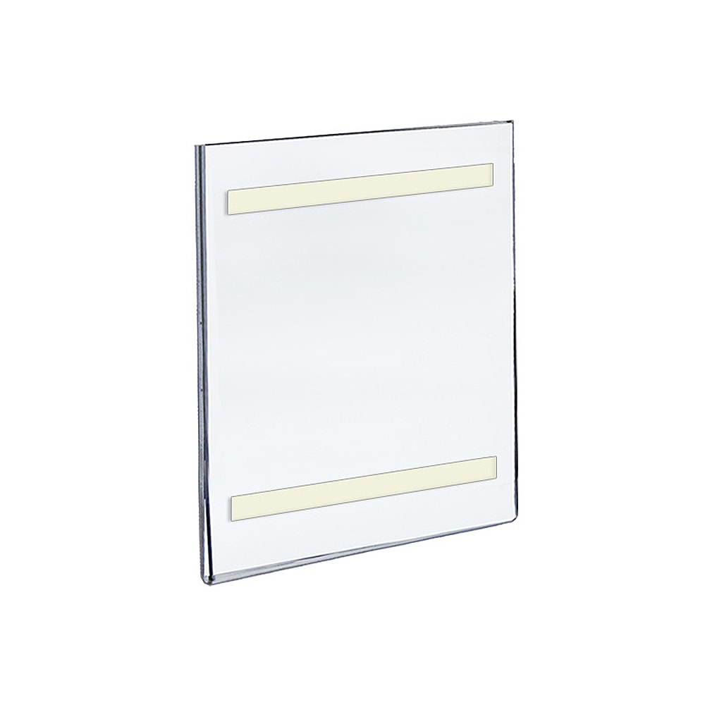 Azar Displays Acrylic Sign Holders With Adhesive Tape, 11in x 7in, Clear, Pack Of 10 MPN:122019