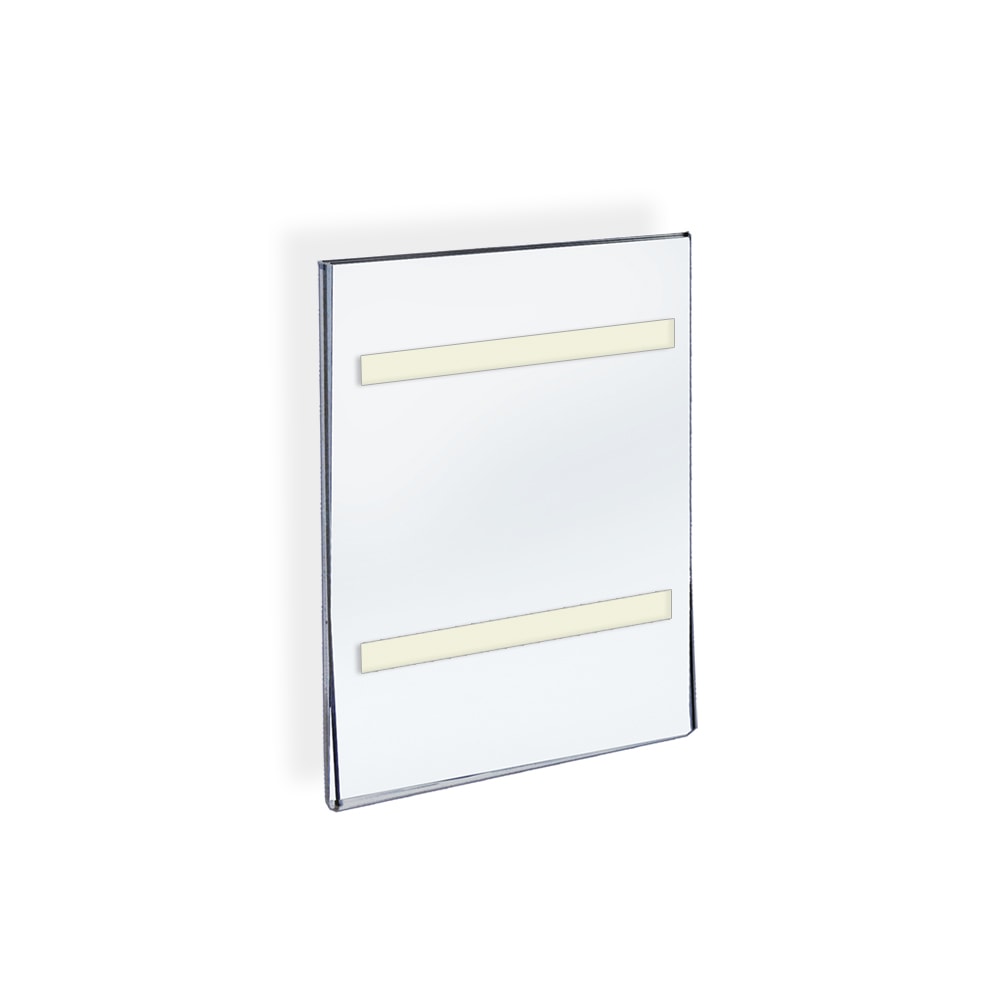 Azar Displays Acrylic Sign Holders With Adhesive Tape, 11in x 8 1/2in, Clear, Pack Of 10 MPN:122021