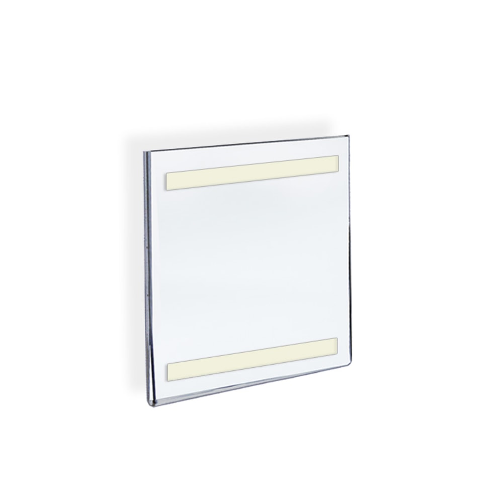 Azar Displays Acrylic Sign Holders With Adhesive Tape, 7in x 5in, Clear, Pack Of 10 MPN:122027