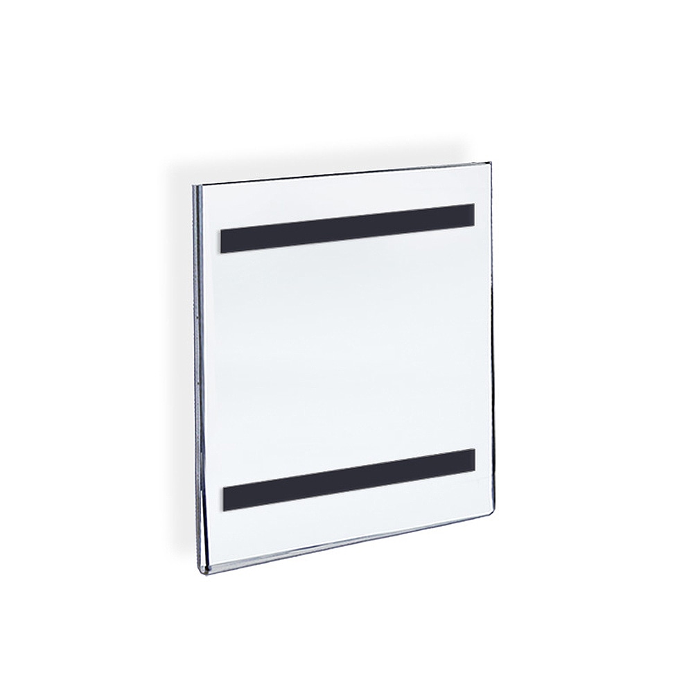 Azar Displays Acrylic Sign Holders With Magnetic Strips, 8 1/2in x 5 1/2in, Clear, Pack Of 10 MPN:129924