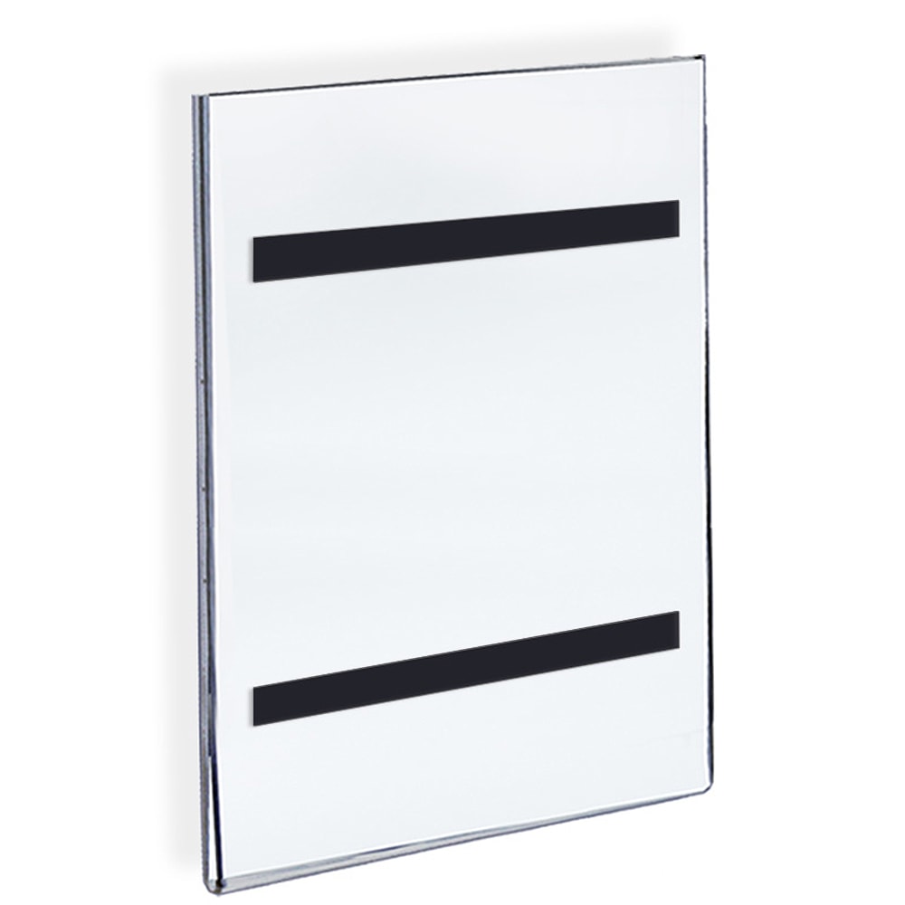 Azar Displays Acrylic Sign Holders With Magnetic Strips, 17in x 11in, Clear, Pack Of 10 MPN:129932