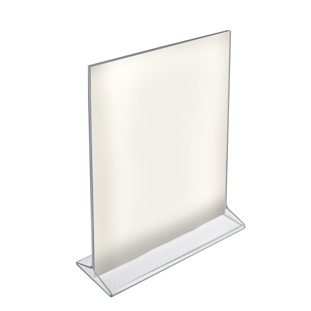 Azar Displays Top-Load Acrylic Sign Holders, 11in x 8 1/2in, Clear, Pack Of 10 MPN:142715