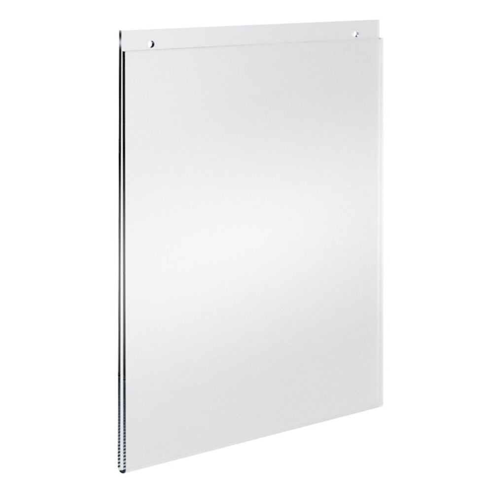 Azar Displays Wall-Mount U-Frame Acrylic Sign Holders, 14in x 11in, Clear, Pack Of 10 MPN:162710