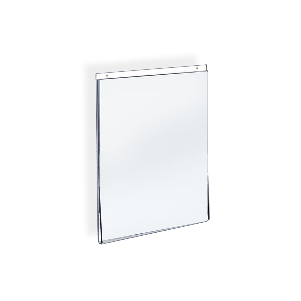 Azar Displays Wall-Mount U-Frame Acrylic Sign Holders, 11in x 8 1/2in, Clear, Pack Of 10 MPN:162714
