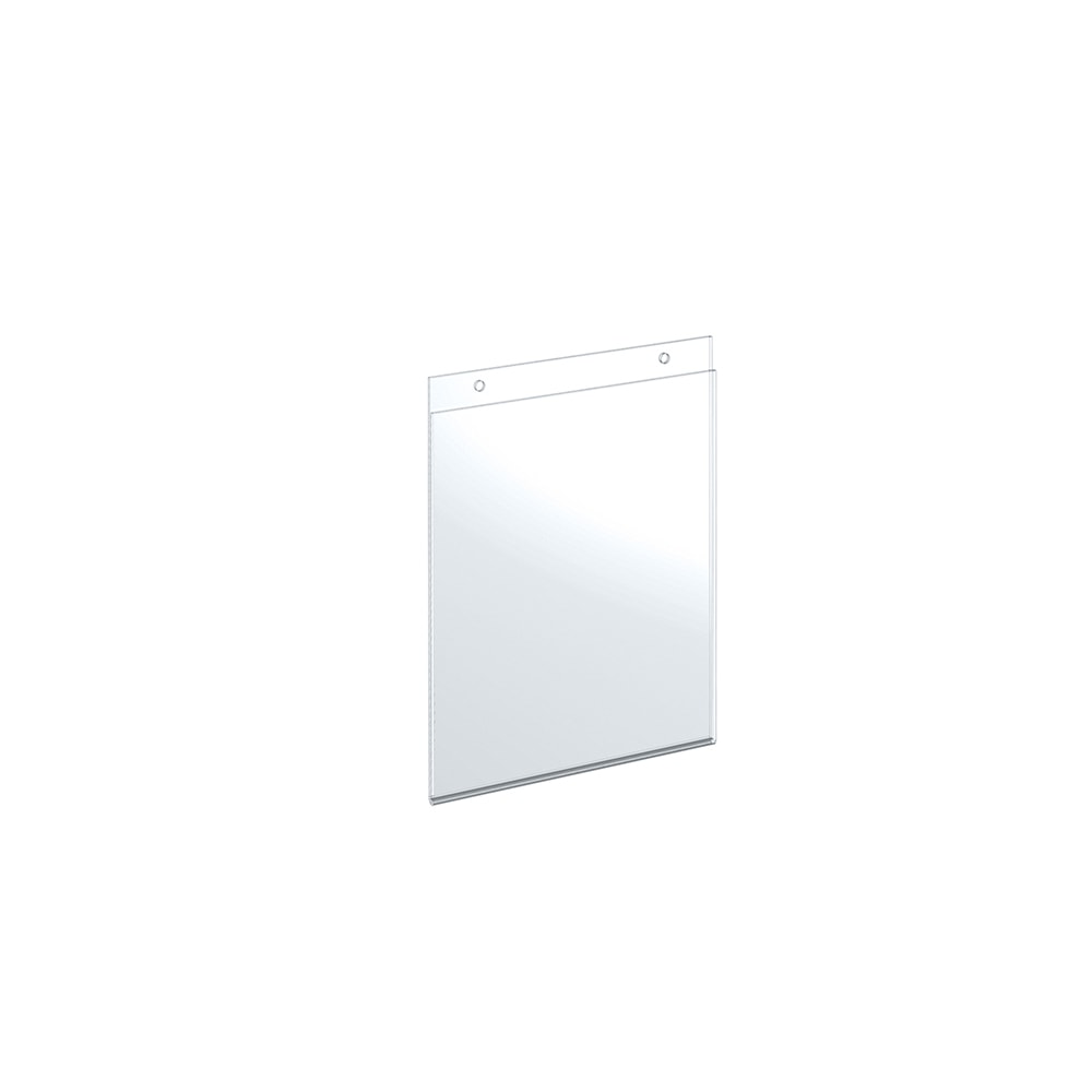 Azar Displays Wall-Mount U-Frame Acrylic Sign Holders, 10in x 8in, Clear, Pack Of 10 MPN:162718