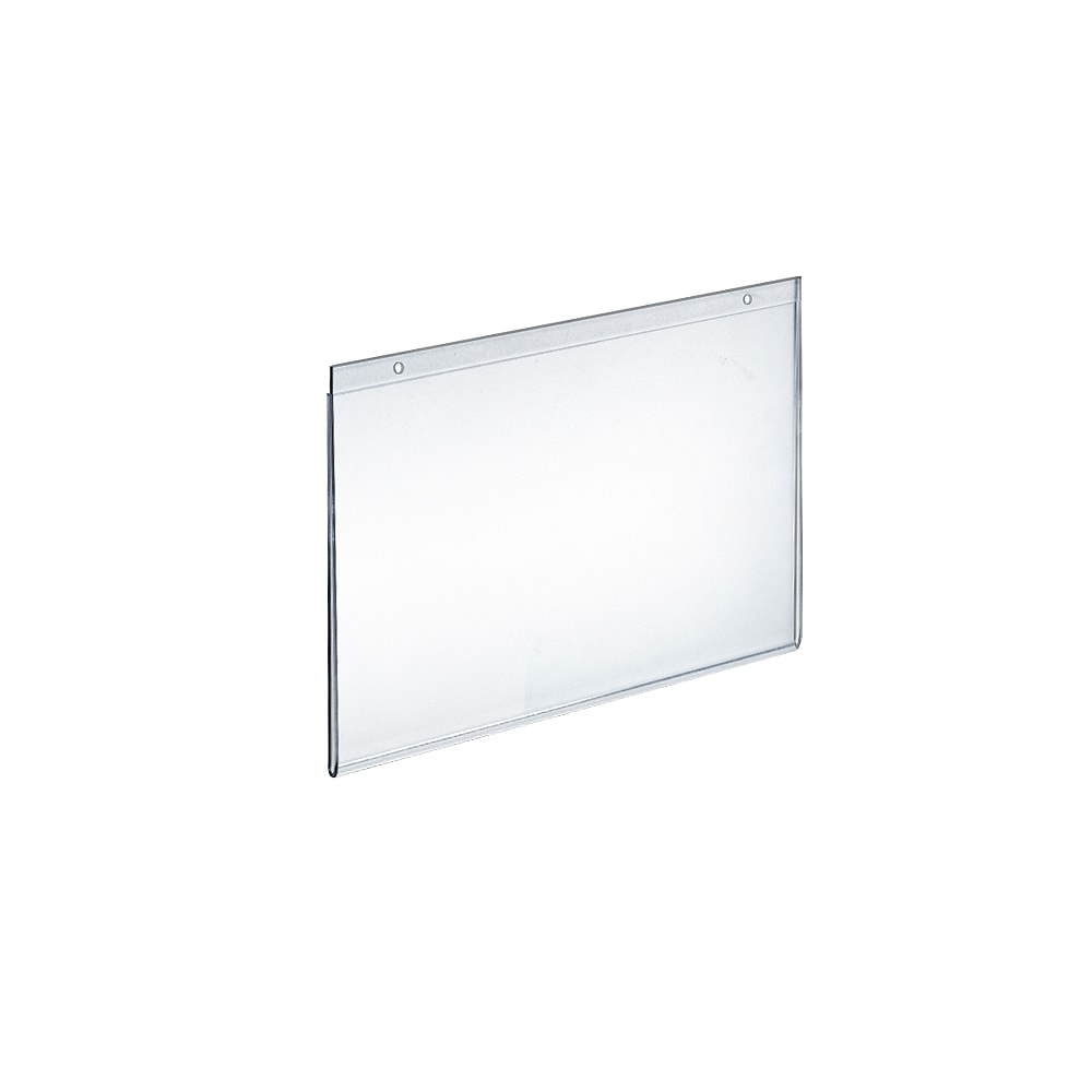Azar Displays Wall-Mount U-Frame Acrylic Sign Holders, 8in x 10in, Clear, Pack Of 10 MPN:162719