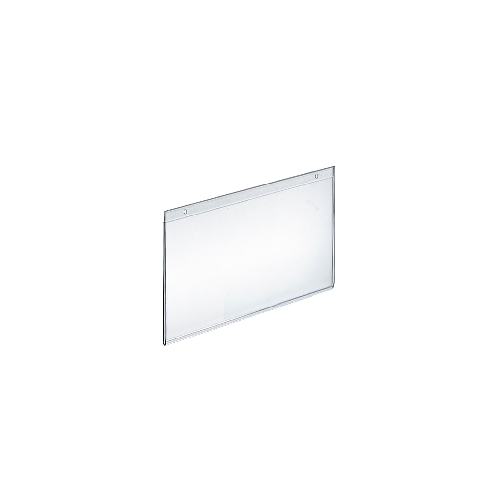 Azar Displays Wall-Mount U-Frame Acrylic Sign Holders, 5 1/2in x 7in, Clear, Pack Of 10 MPN:162721