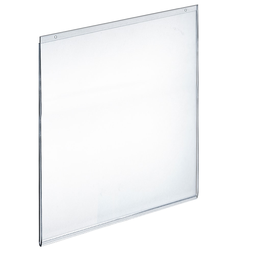 Azar Displays Wall-Mount U-Frame Acrylic Sign Holders, 22in x 17in, Clear, Pack Of 10 MPN:162728