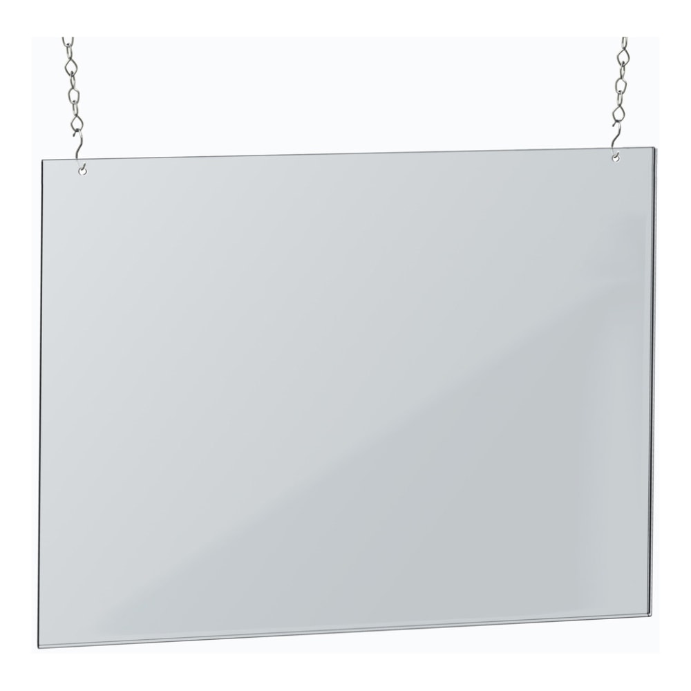 Azar Displays Hanging Poster Frame, 18in x 24in, Clear MPN:172718