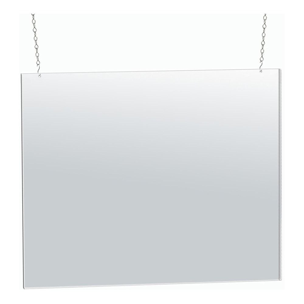 Azar Displays Horizontal Hanging Poster Frame, 22in x 28in, Clear MPN:172722