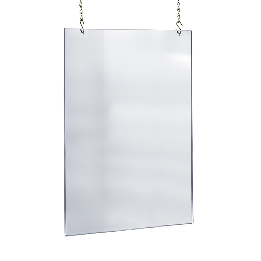 Azar Displays Acrylic Hanging Poster Frame, 36in x 24in, Clear MPN:172736
