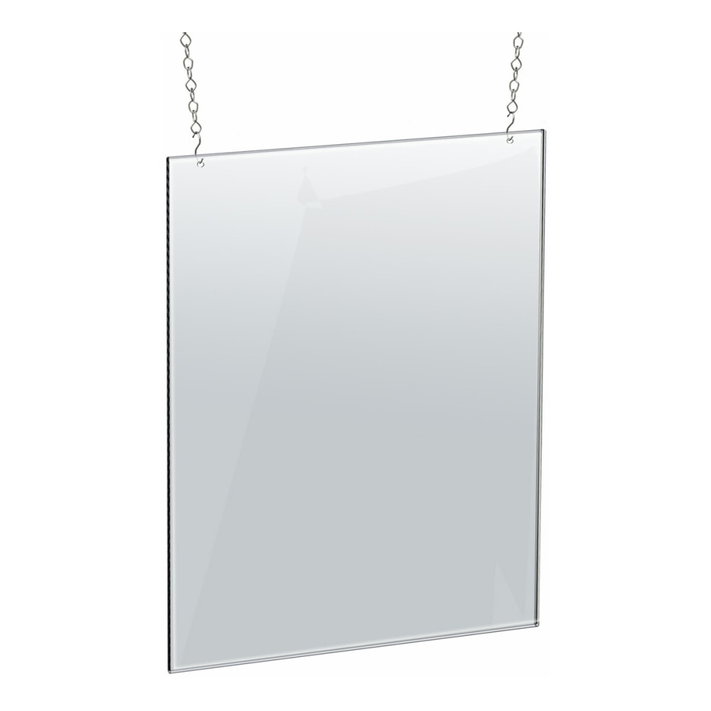 Azar Displays Vertical Hanging Poster Frame, 24in x 18in, Clear MPN:172738