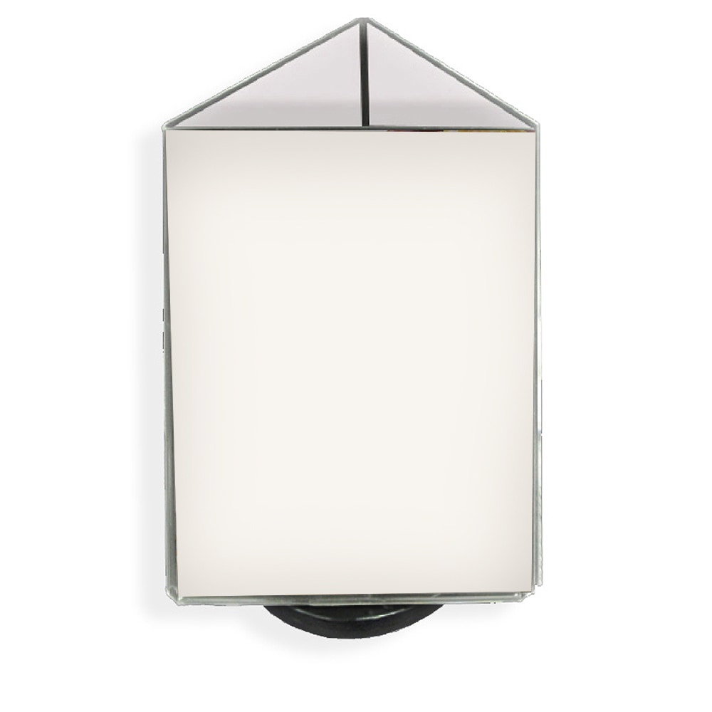 Azar Displays 3-Sided Acrylic Revolving Sign Holder, 8 1/2in x 11in, Clear MPN:193732