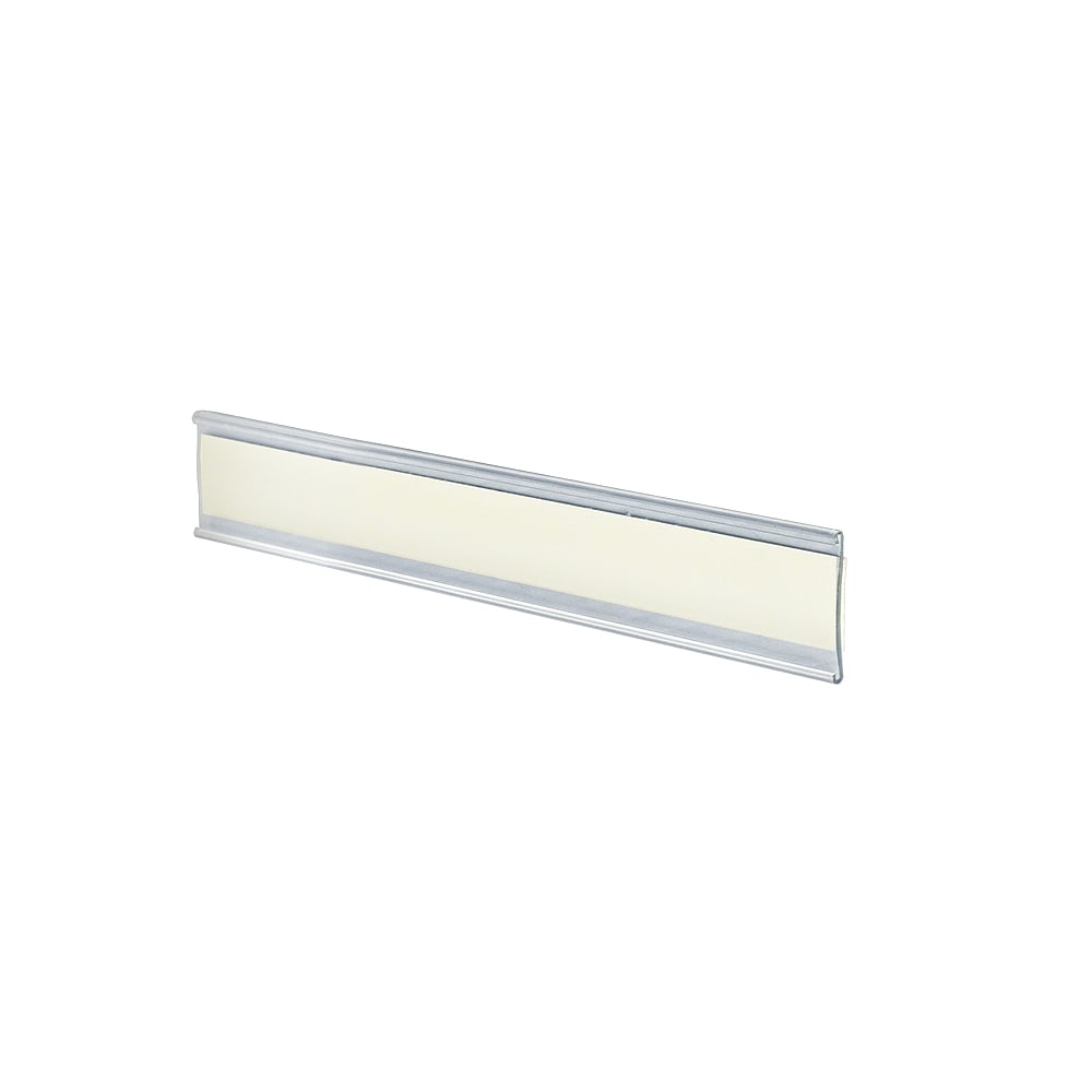 Azar Displays Adhesive-Back Acrylic Nameplates, 1 1/2in x 6in, Clear, Pack Of 10 MPN:199604