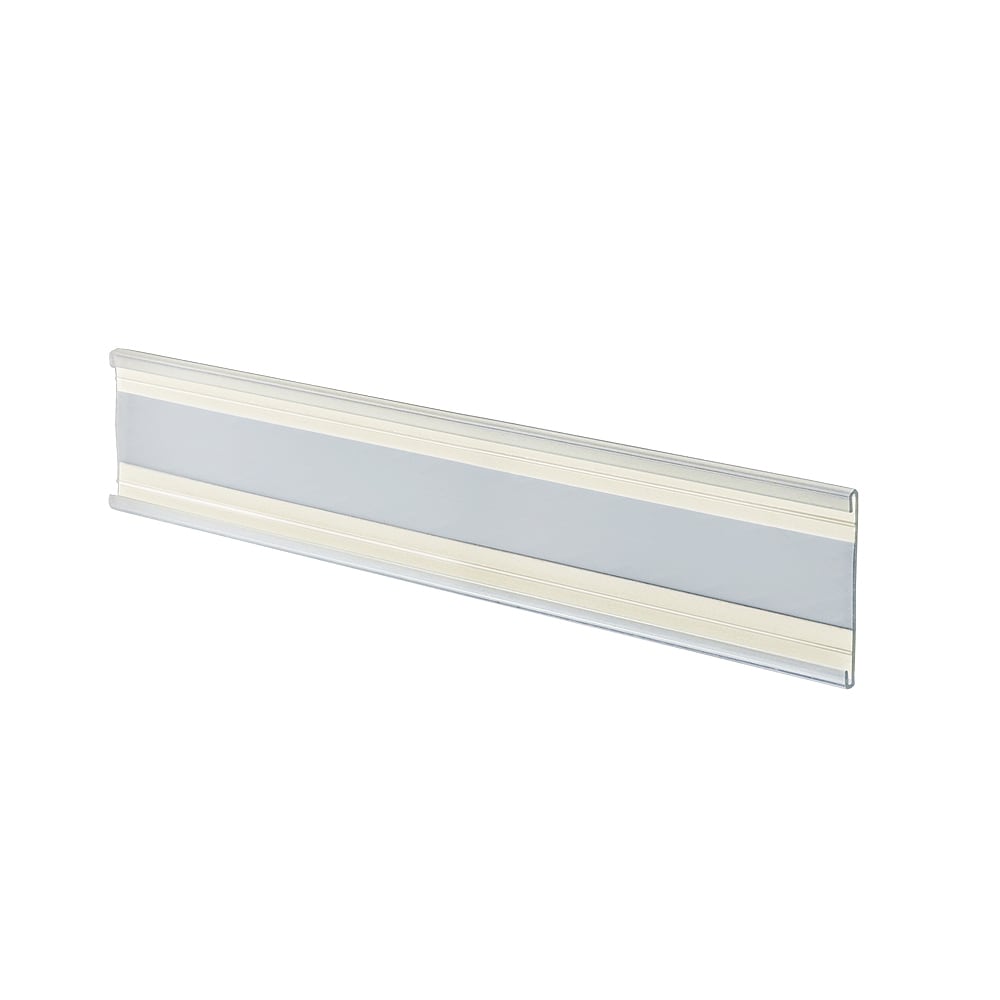 Azar Displays Adhesive-Back Acrylic Nameplates, 2in x 8 1/2in, Clear, Pack Of 10 MPN:199608