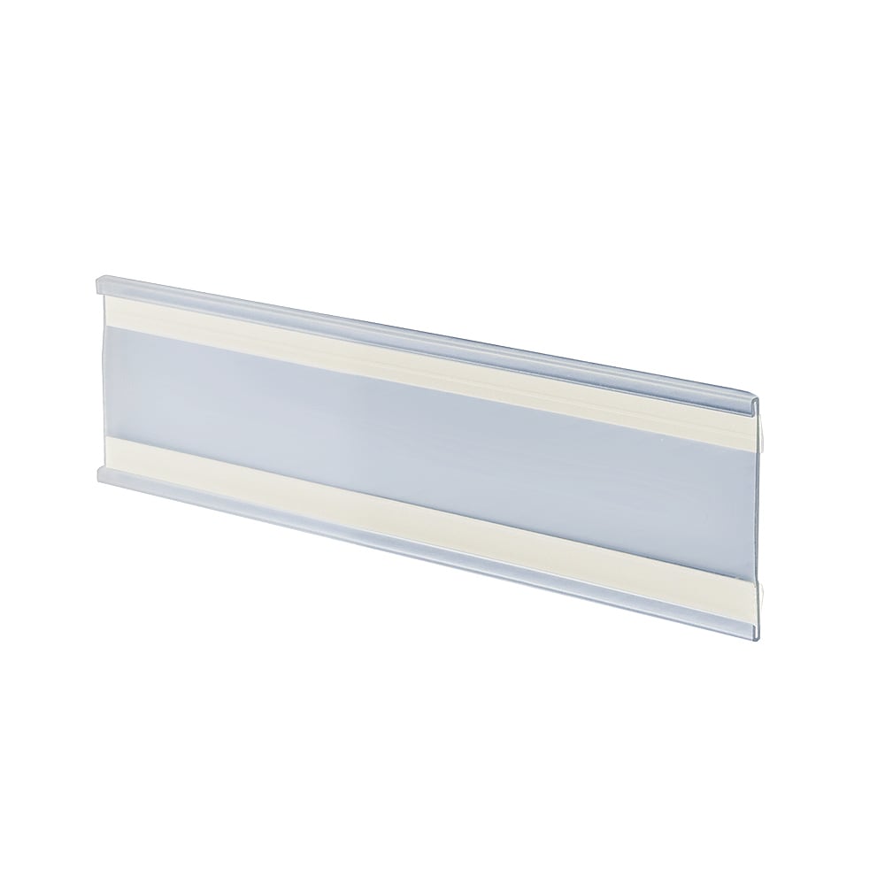 Azar Displays Adhesive-Back Acrylic Nameplates, 3in x 8 1/2in, Clear, Pack Of 10 MPN:199611