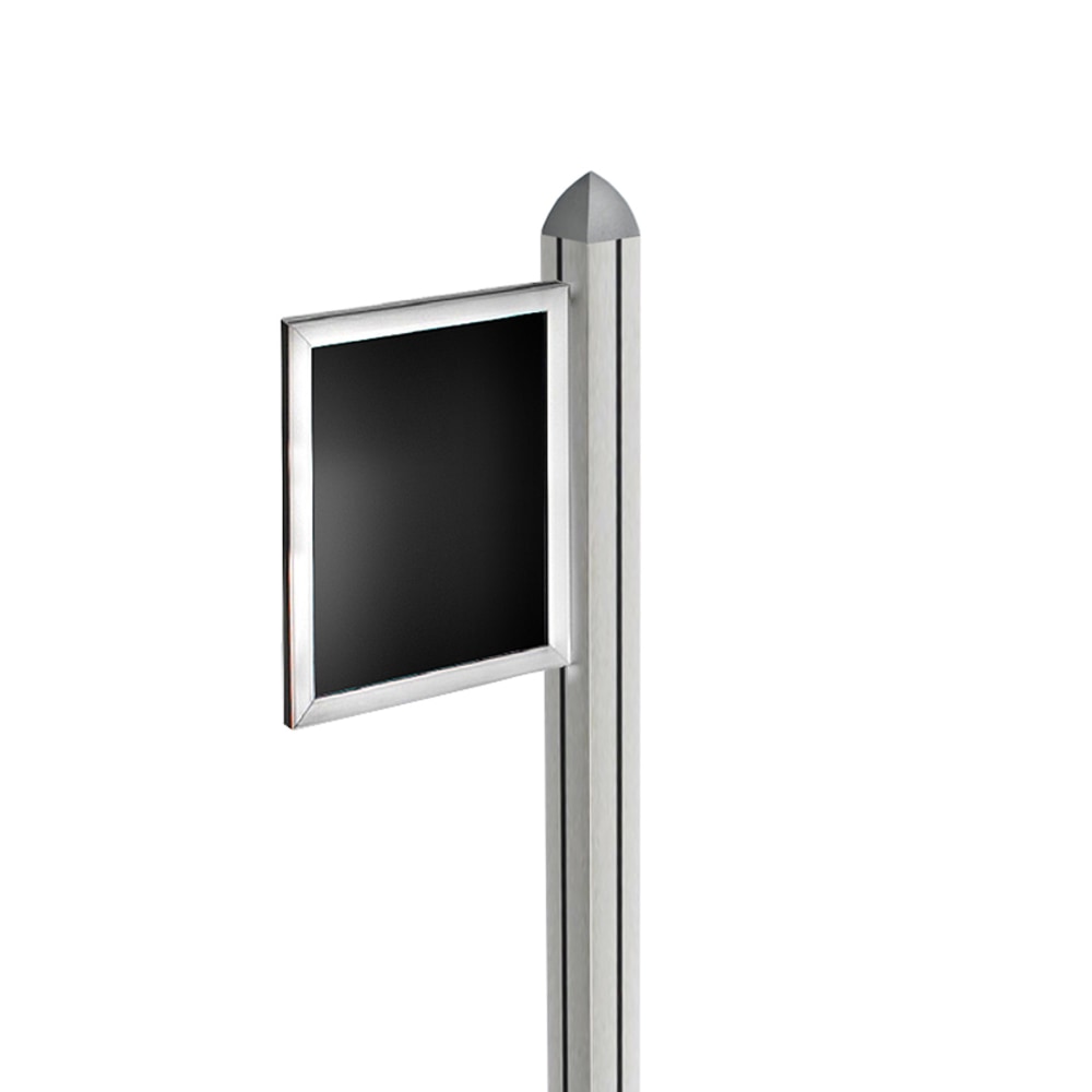 Azar Displays Double-Sided Slide-In Frame For Sky Tower Displays, 8-1/2in x 11in, Silver MPN:300267-SLV