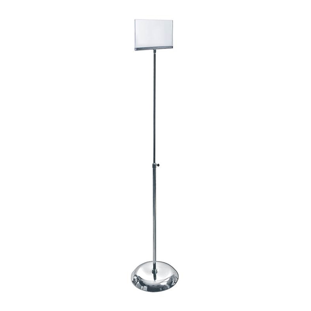 Azar Displays Top-Load U-Frame Floor Display, 5-1/2in x 7in, Clear MPN:300830