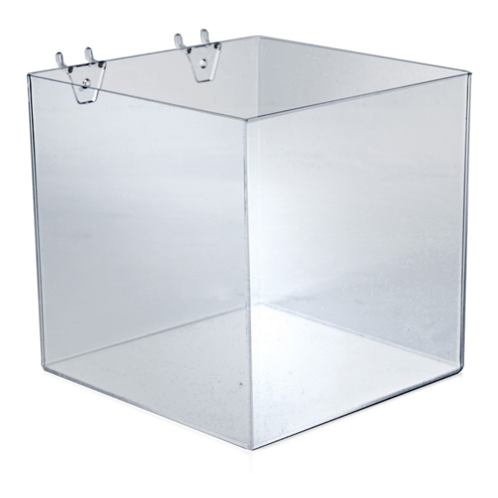Azar Displays Brochure Holder Cubes, Medium Size, 8in x 8in x 8in, Clear, Pack Of 4 MPN:556112