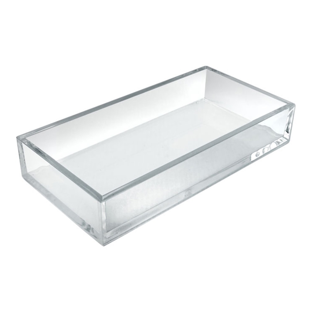 Azar Displays Deluxe Tray Organizers, Small Size, 2in x 11 3/4in x 5 7/8in, Clear, Pack Of 4 MPN:556206
