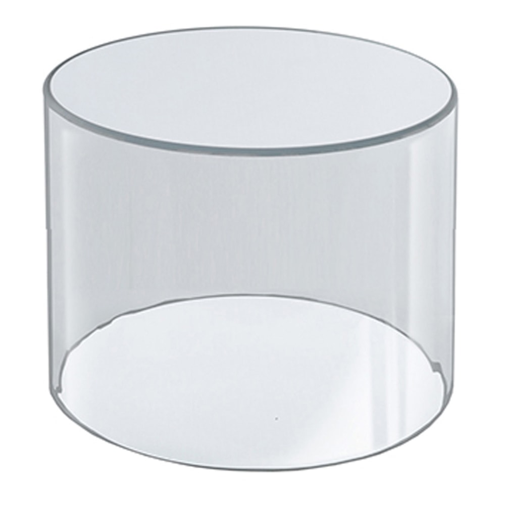 Azar Displays Acrylic Cylinder, Small Size, 4in x 4in, Clear MPN:556404