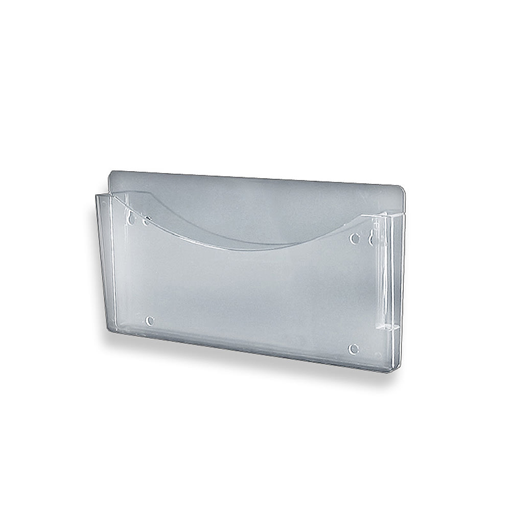 Azar Displays Single-Pocket Wall File with Pen Pocket, 7ft