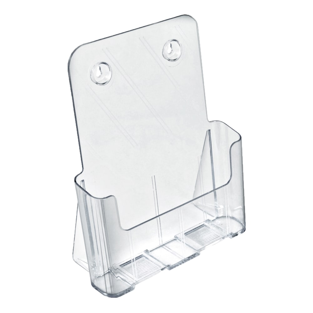 Azar Displays Brochure Holders, 8-1/2in x 11in, Clear, Set Of 2 Holders MPN:252384