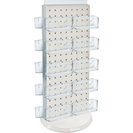Global Approved 700505-WHT Pegboard Gift Card Display 8