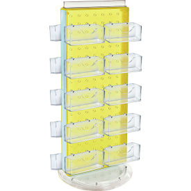 Global Approved 700505-YEL Pegboard Gift Card Display 8