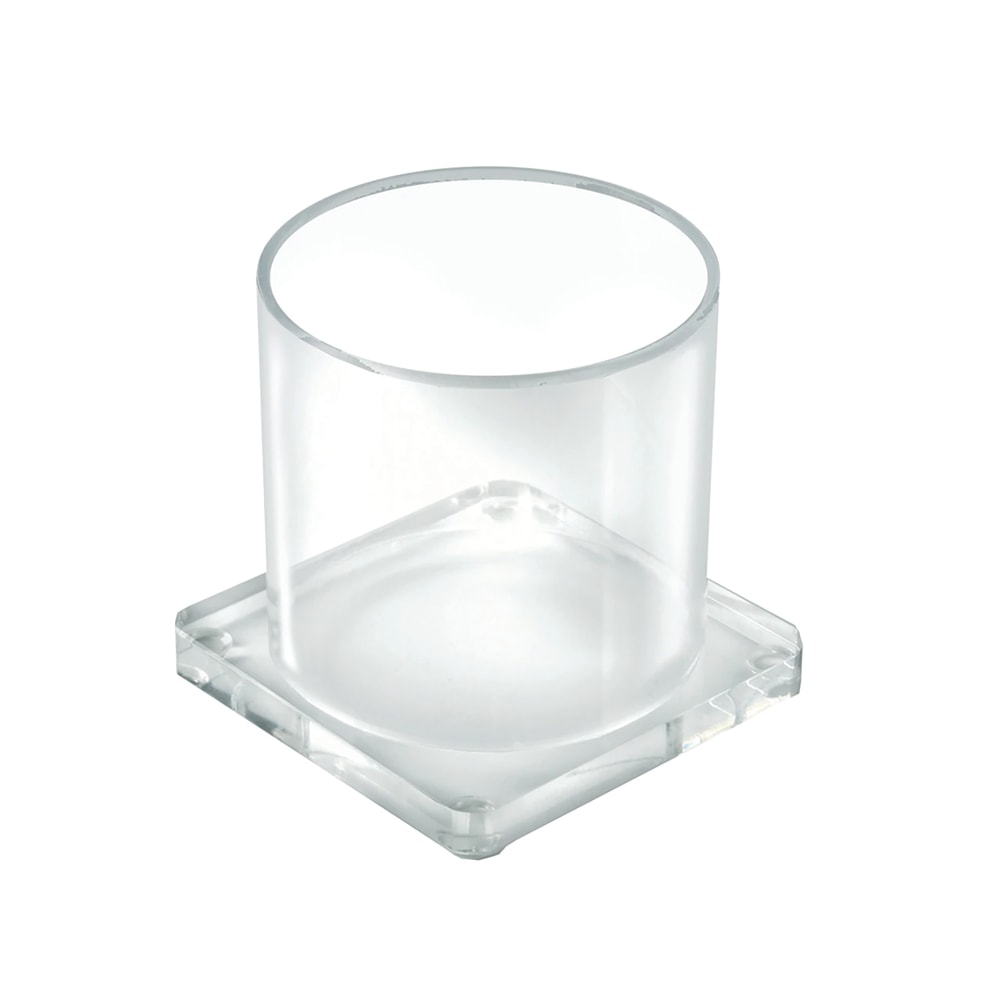 Azar Displays Acrylic Deluxe Single Cup Holder, 4-1/2inH x 4-3/8inW x 4-3/8inD, Clear MPN:225578