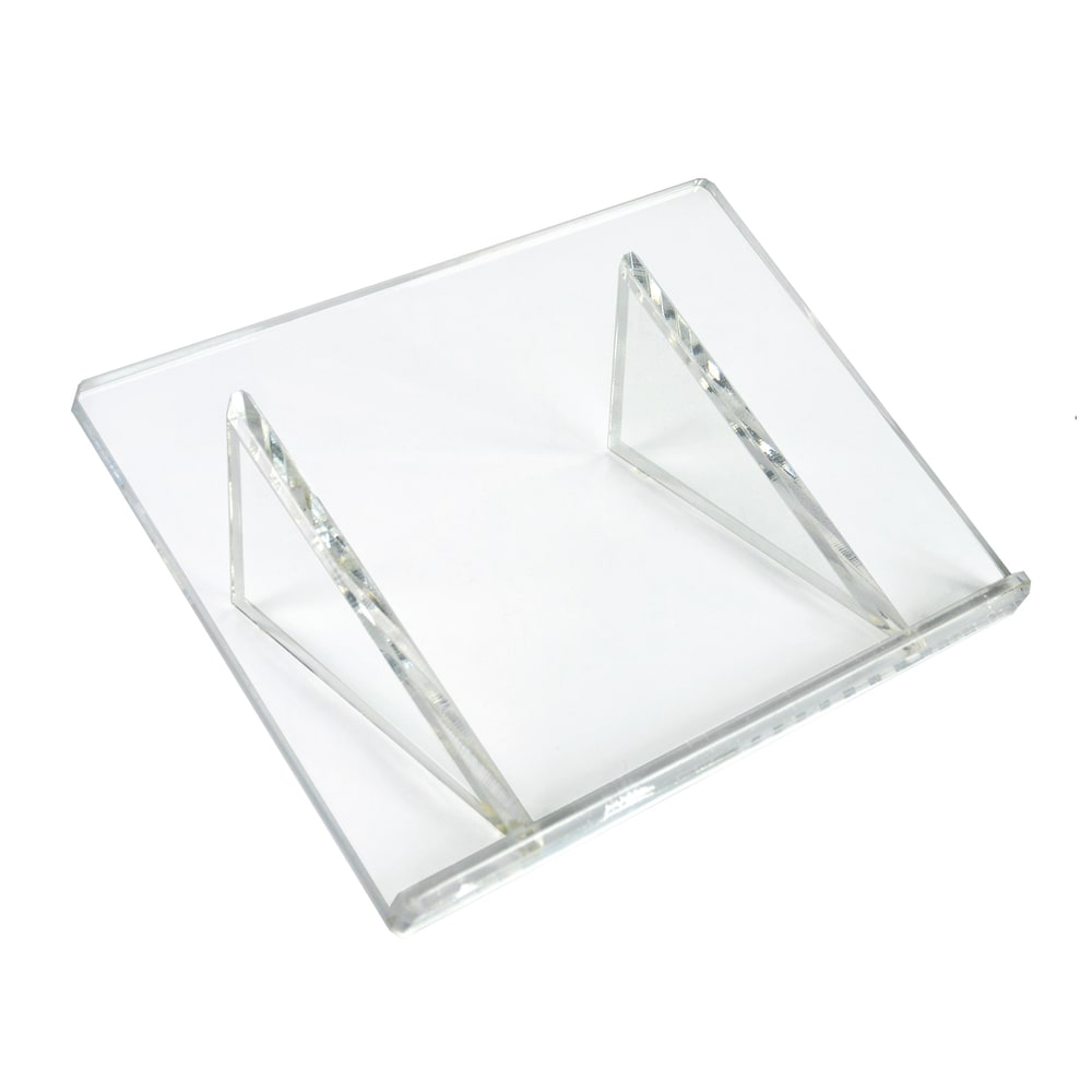 Azar Displays Deluxe Lectern Book Stand, 5inH x 18inW x 12inD, Clear MPN:515500