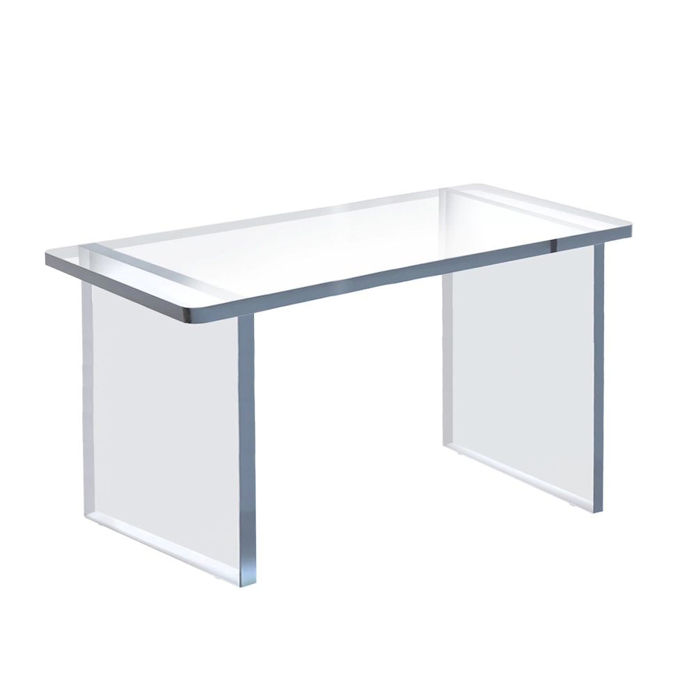Azar Displays Thick Deluxe Acrylic Riser With Bumpers, 12inH x 22inW x 10inD, Clear MPN:515382