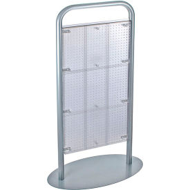 Global Approved 700292-CLR Pegboard Floor Stand 24