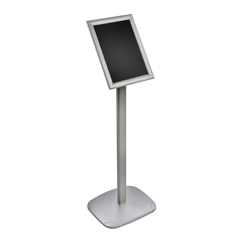 Azar Displays Floor Display, 8-1/2in x 11in, Silver MPN:300240-SLV