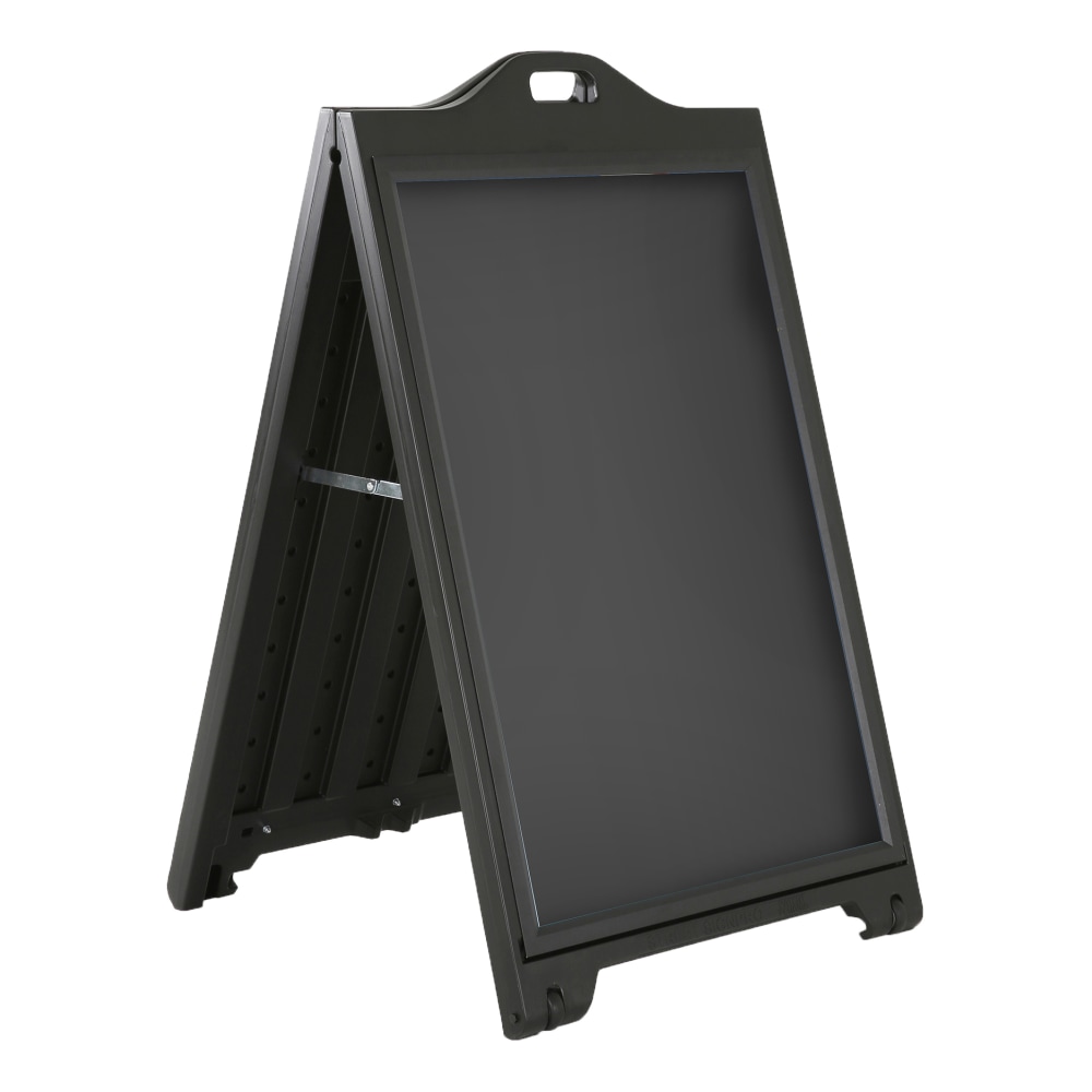 Azar Displays Sidewalk Sign, 44-3/4in x 29in, Black MPN:300244-BLK