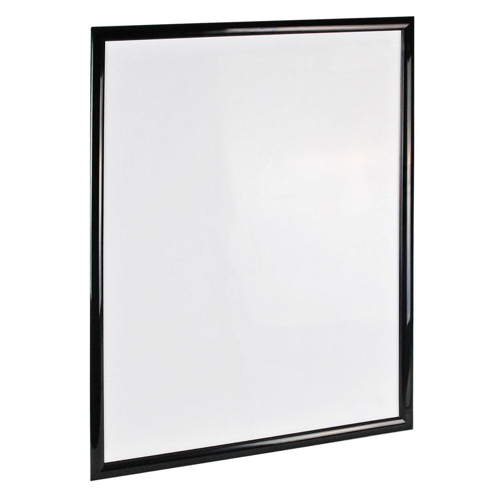 Azar Displays Wall Snap Poster Frame Plastic Vertical/Horizontal Sign Holder, 28inH x 22inW x 3/4inD, Black MPN:300342-BLK