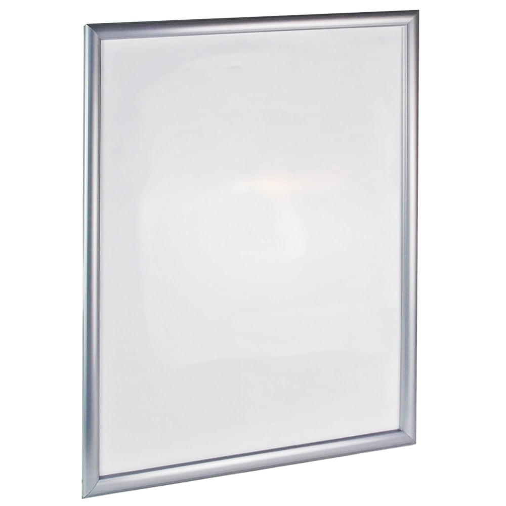 Azar Displays Wall Snap Poster Frame Vertical/Horizontal Sign Holder, 30inH x 20inW x 3/4inD, Silver MPN:300346-SLV