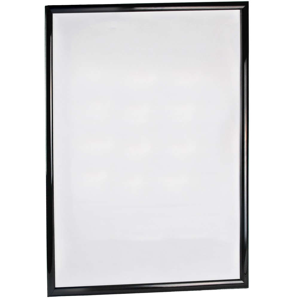 Azar Displays Wall Mount Snap Poster Plastic Vertical/Horizontal Frame, 40inH x 30inW x 3/4inD, Black MPN:300348-BLK