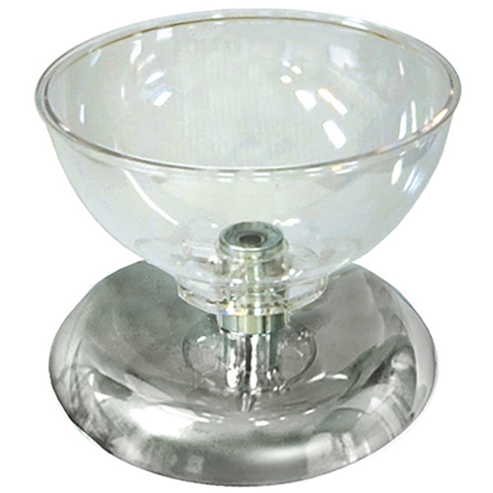 Azar Displays Single Bowl Display, 6-1/2inH x 8inW x 8inD, Clear MPN:720008