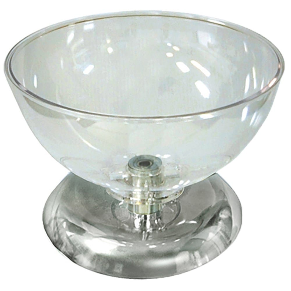 Azar Displays Single Bowl Display, 7-1/2inH x 10inW x 10inD, Clear MPN:720010