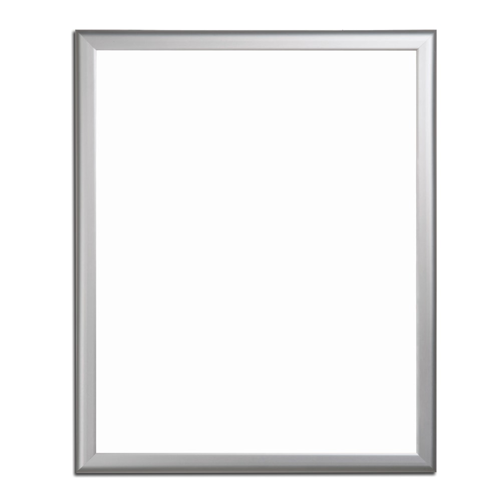 Azar Displays Non-Magnetic Dry-Erase Whiteboard, Melamine, 24in x 18in, Silver Aluminum Frame MPN:300228