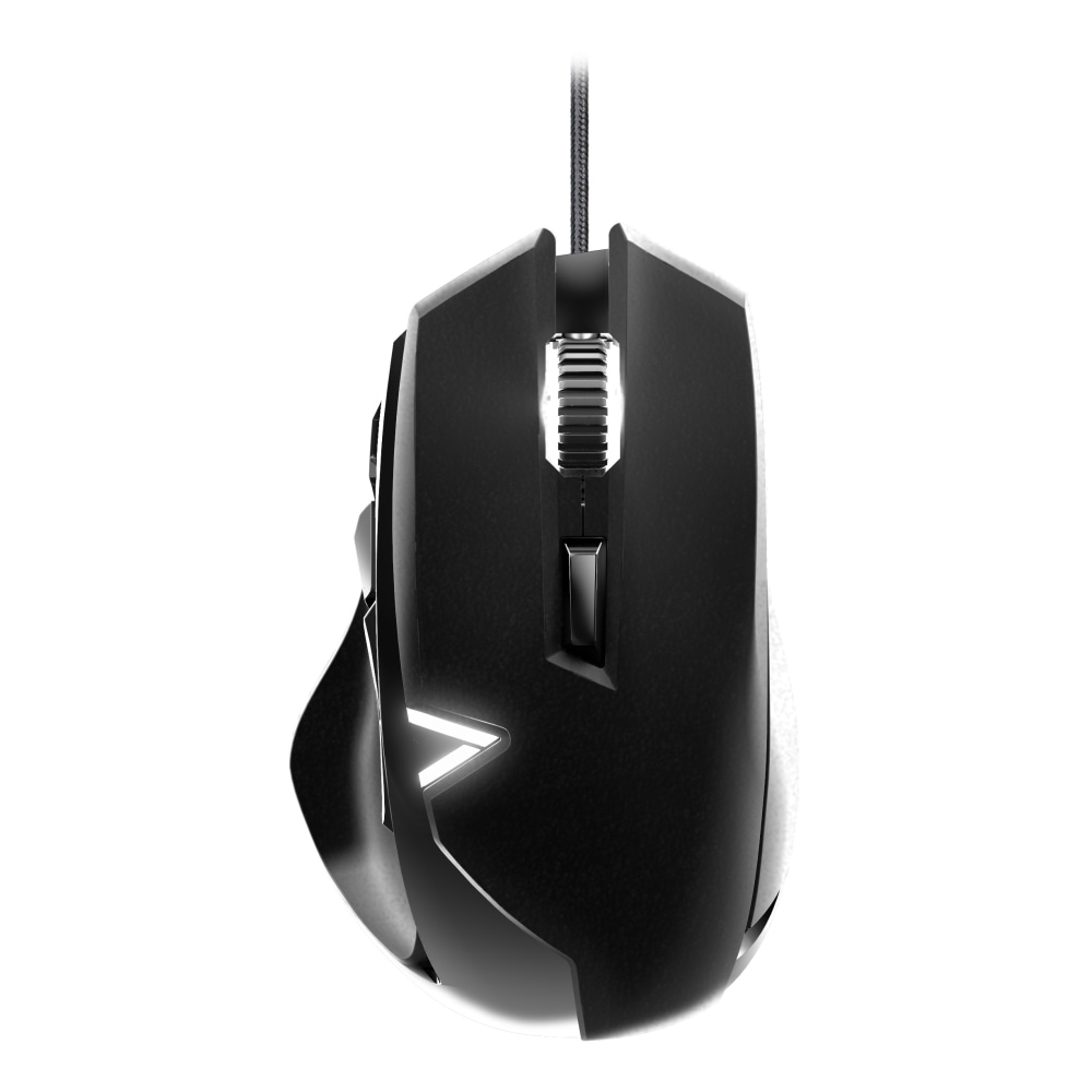 Azio Aventa Backlit USB Optical Gaming Mouse, 5inH x 3.1inW x 1.7inD, Black, GM-AVENTA-01 MPN:GM-AVENTA-01