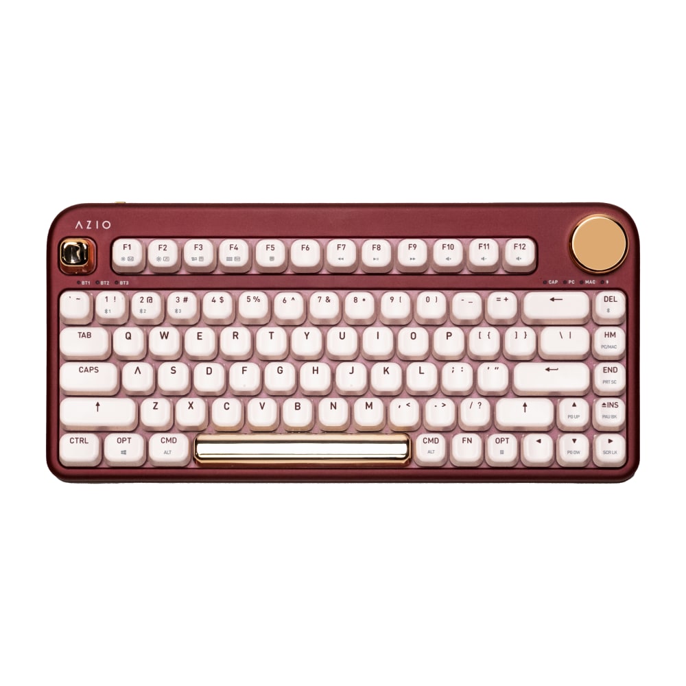 AZIO IZO Wireless Mechanical Keyboard, Baroque Rose, AZI917800F062 MPN:IK106-US